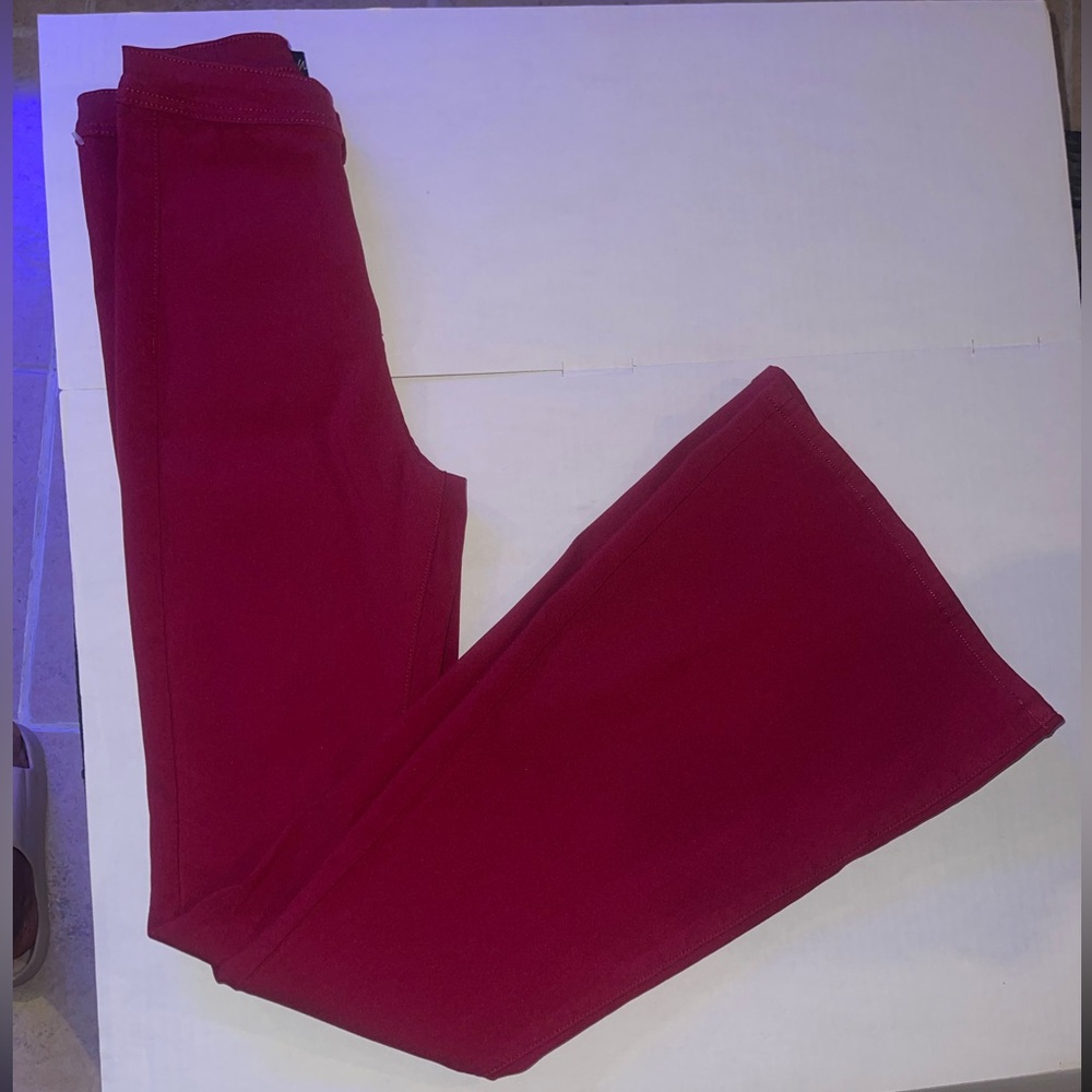 William Rast Red Flared Pants - Picture 4 of 8